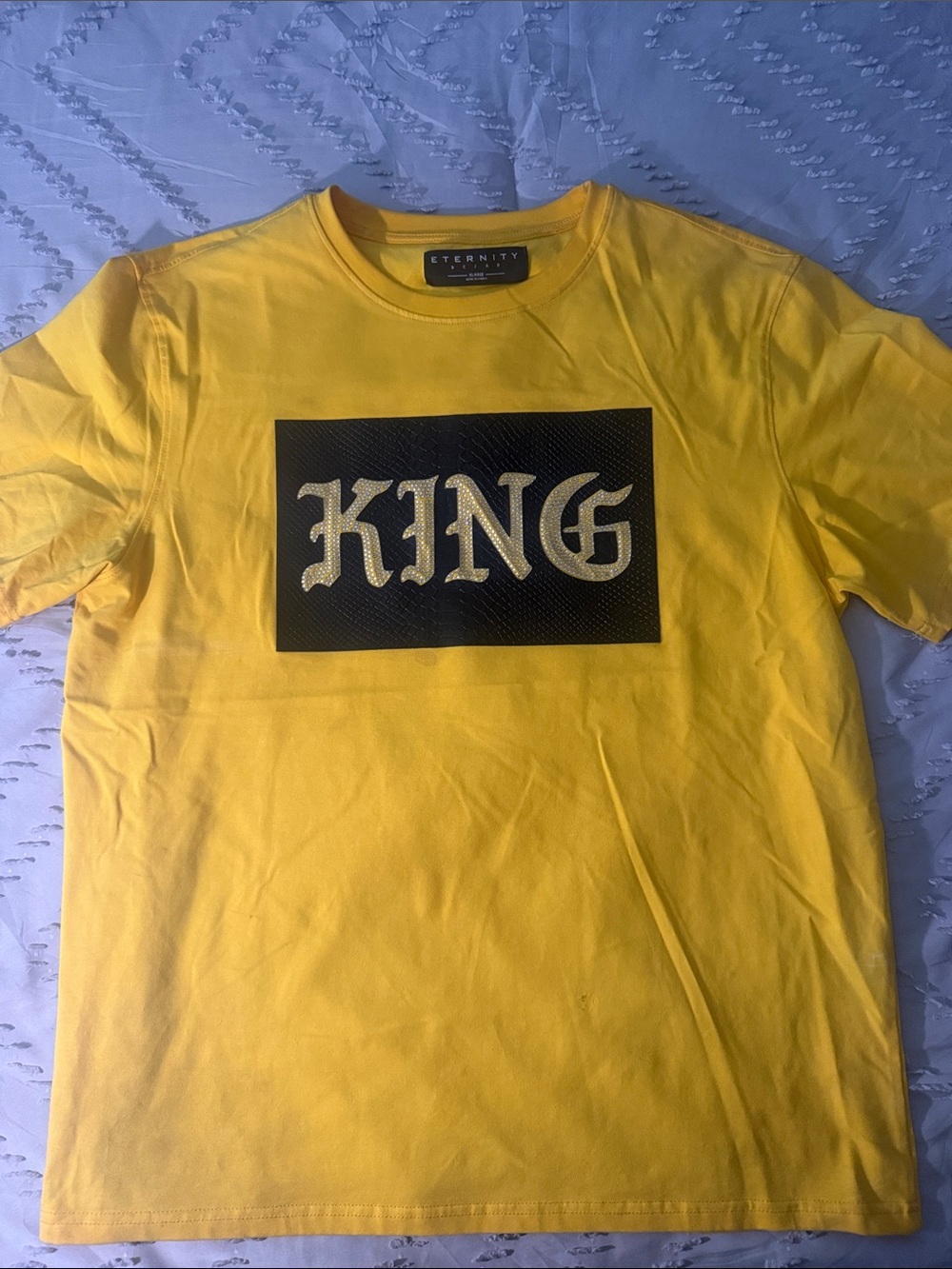 Yellow KING Graphic Tee - Eternity Label
